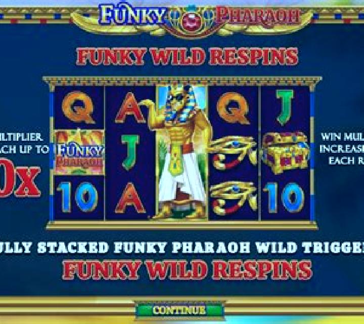 Funky Pharaoh Jackpot King slot game