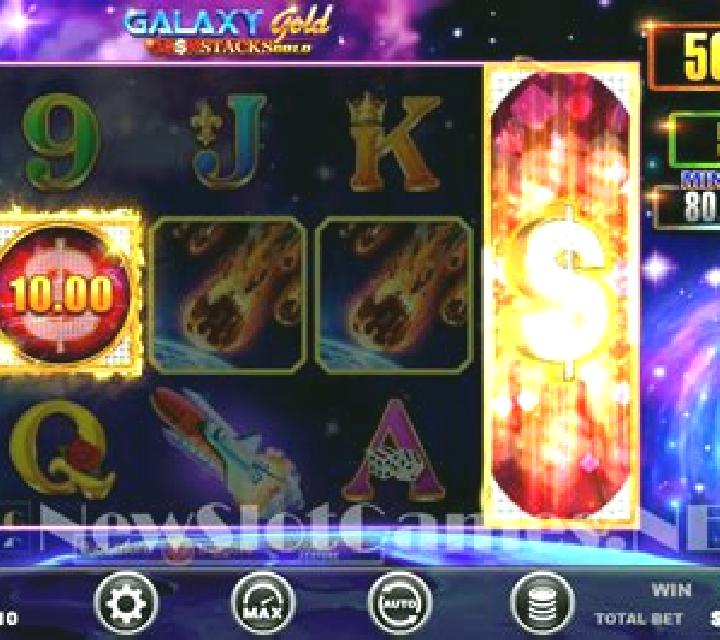 Galaxy Gold CashStacks Gold slot machine