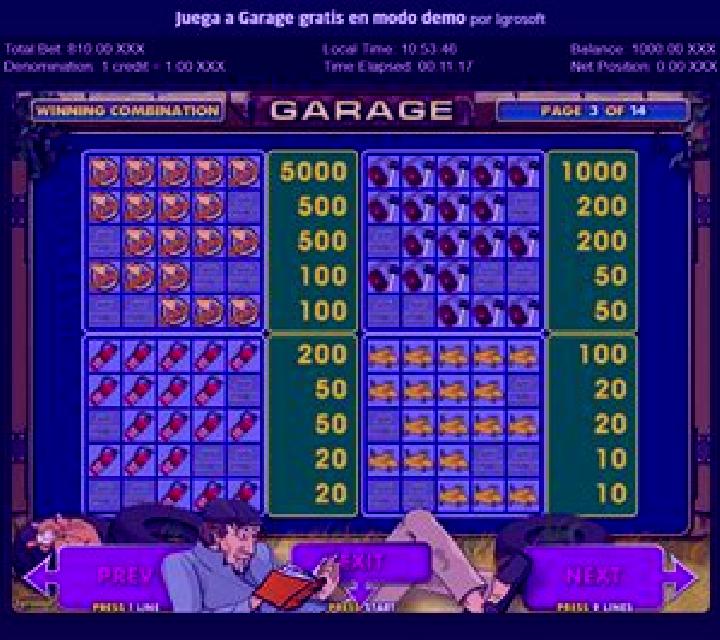 Garage online slot