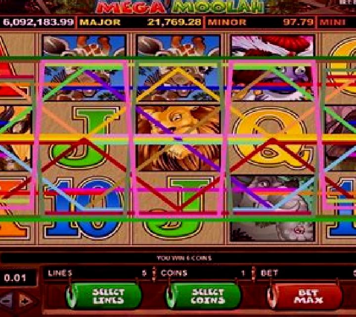 Geluksvogel Mega Moolah slot game