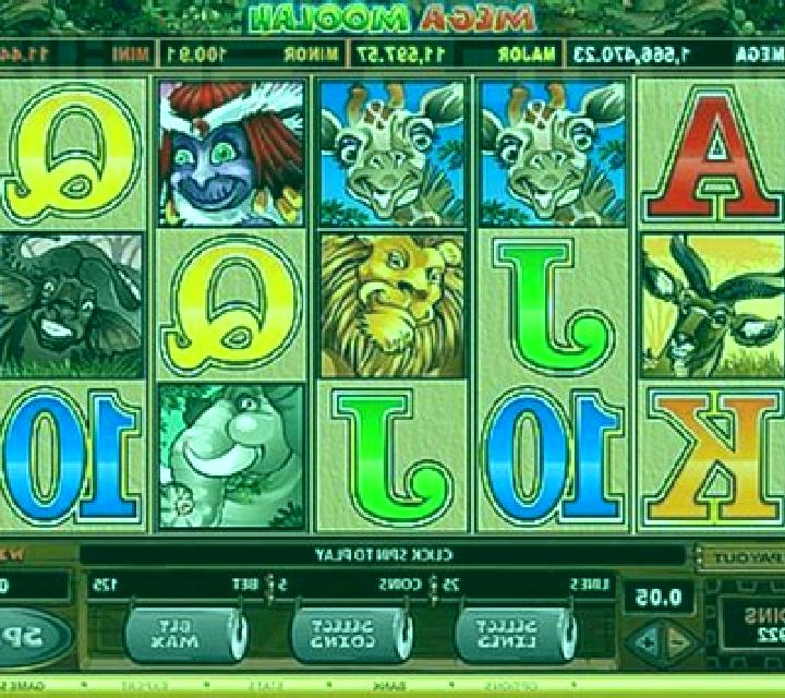 Geluksvogel Mega Moolah slot machine