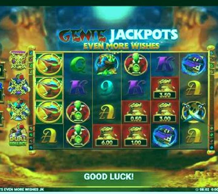Genie Jackpots Even More Wishes slot game