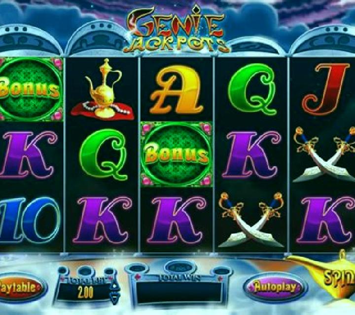 Genie Jackpots slot game