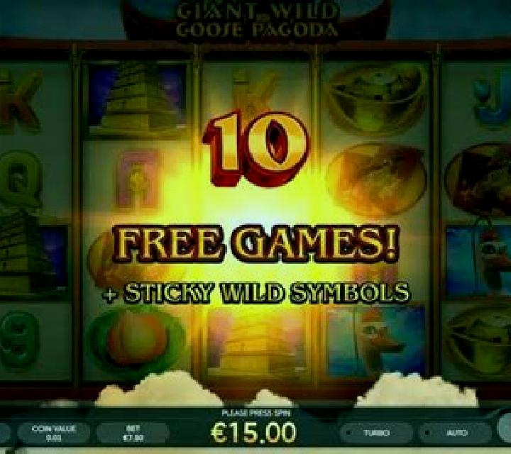 Giant Wild Goose Pagoda slot