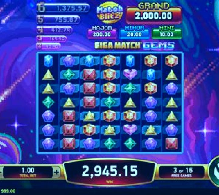 Giga Match Gems slot game