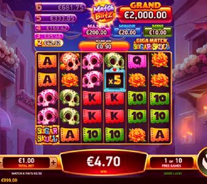 Giga Match Sugar Skull slot machine