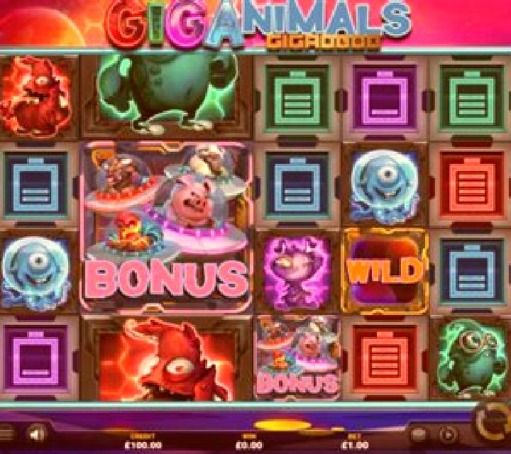 Giganimals Gigablox slot machine