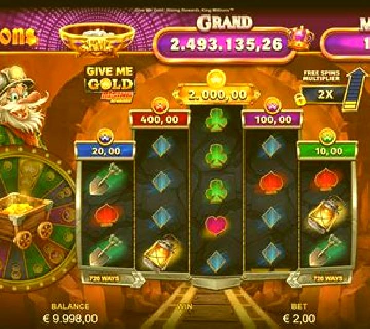 Give Me Gold: Rising Rewards King Millions slot