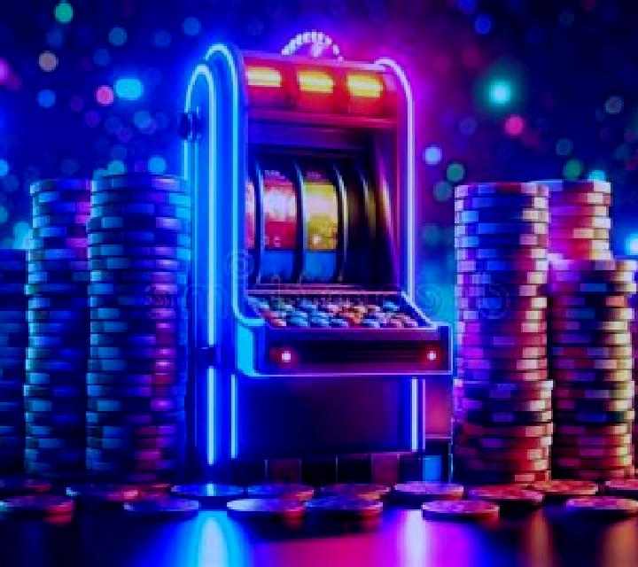 Glow slot machine