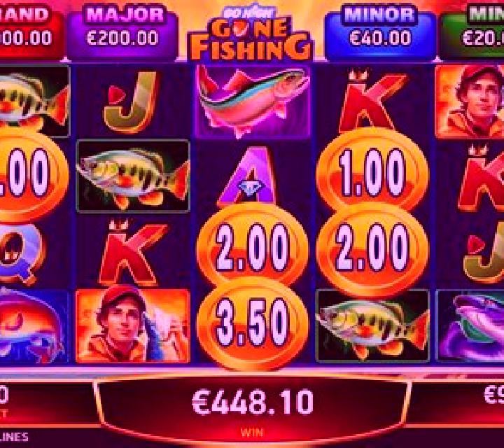 Go High Gone Fishing slot machine