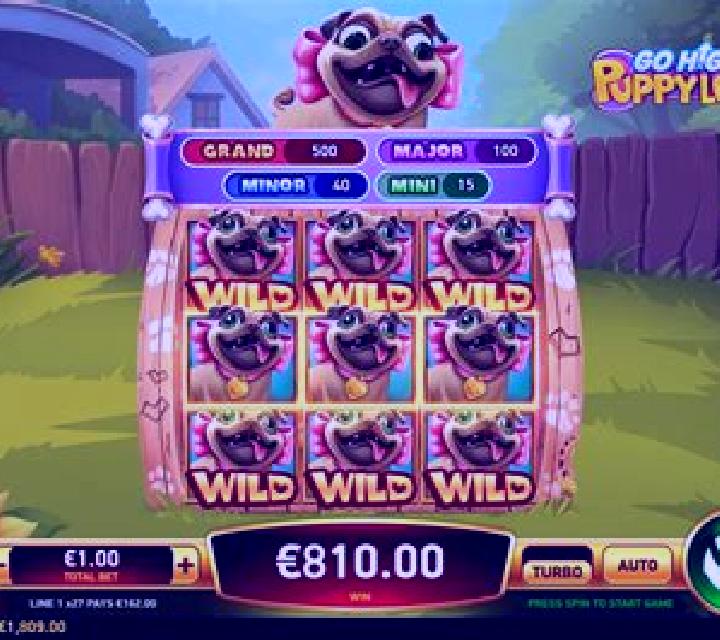 Go High Puppy Love slot machine