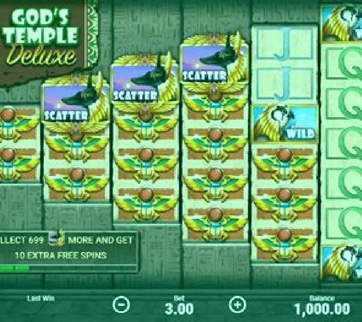God s Temple Deluxe slot game
