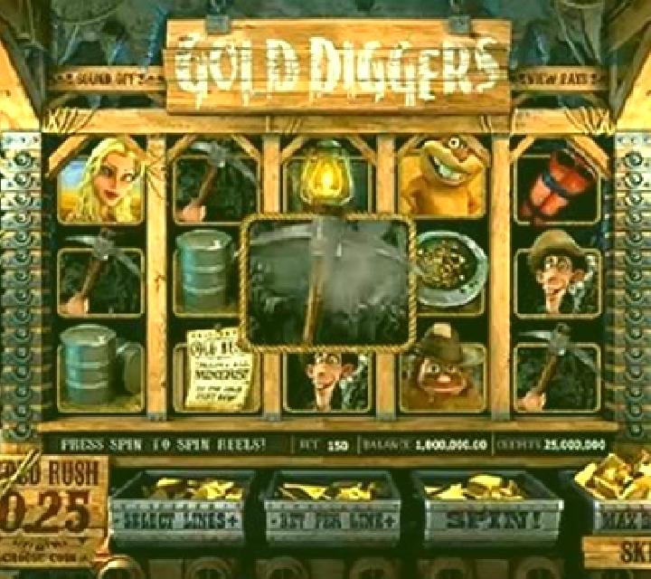 Gold Diggers slot machine