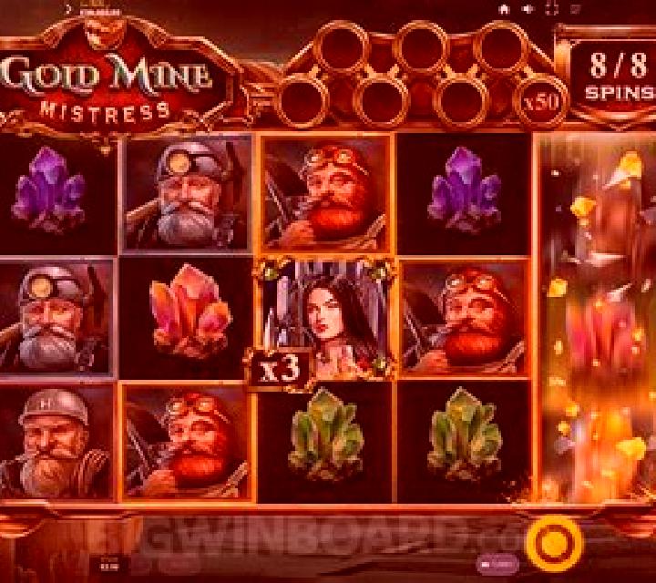 Gold Mine Mistress slot game