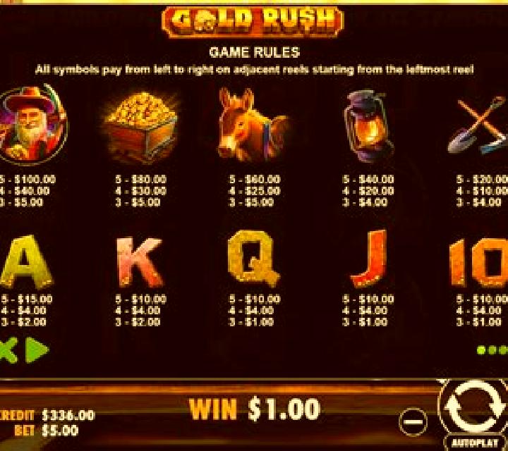 Gold Rush (Pragmatic Play) slot