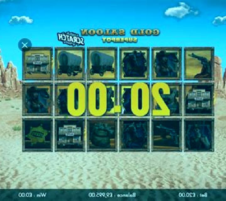 Gold Saloon Superpot Scratch slot