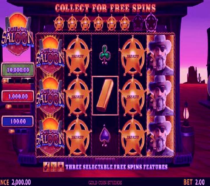 Gold Saloon Superpot slot game