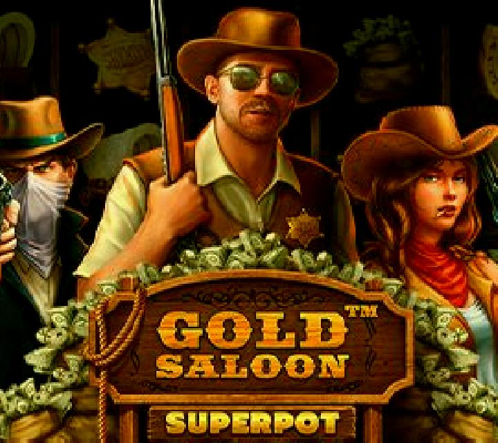 Gold Saloon Superpot slot machine