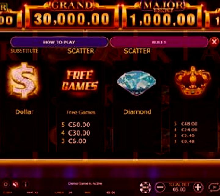 Golden Dollars Golden Cash slot
