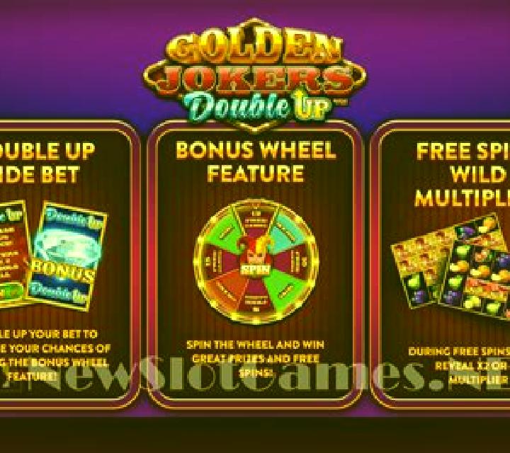 Golden Jokers Double Up slot game