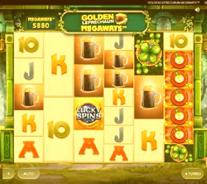Golden Leprechaun Megaways slot game
