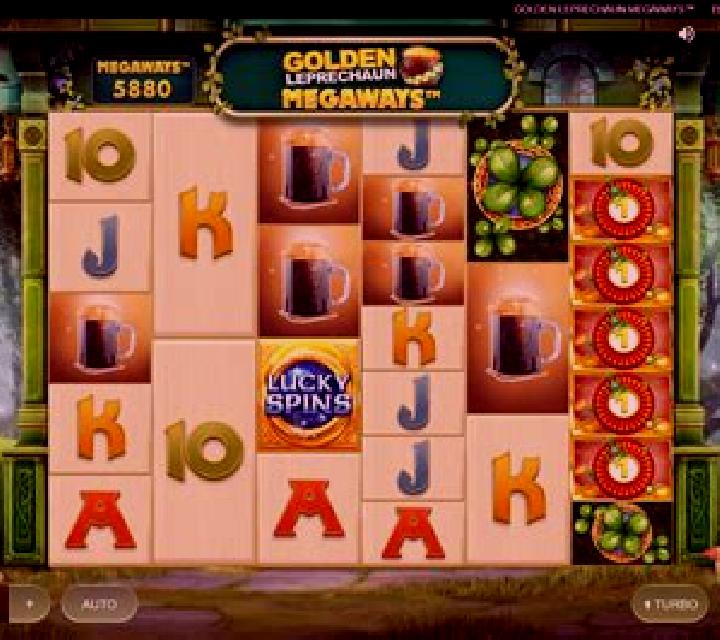 Golden Leprechaun Megaways slot machine