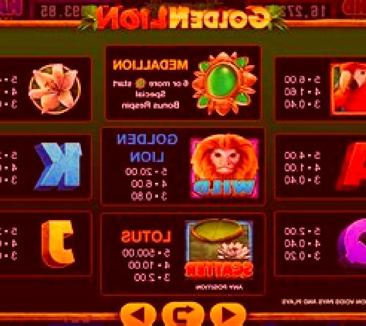Golden Lion (GMW) slot