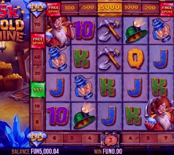 Goldmine Megatracks slot game