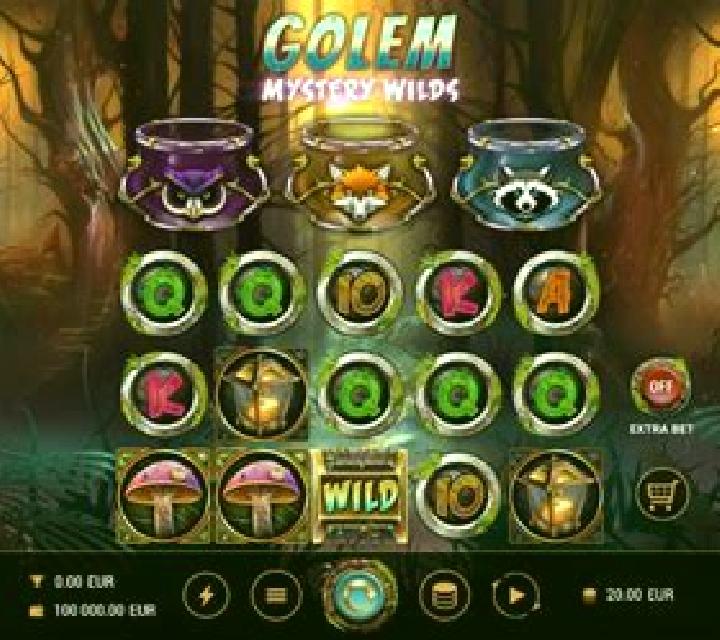 Golem Mystery Wilds slot machine