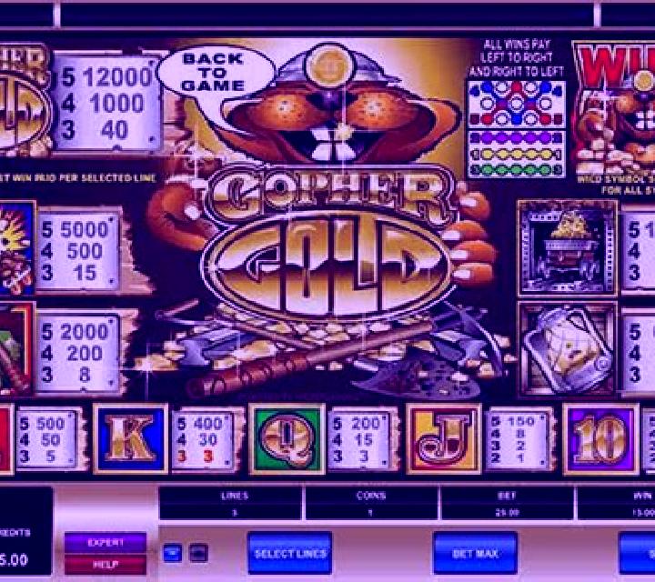Gopher Gold slot machine