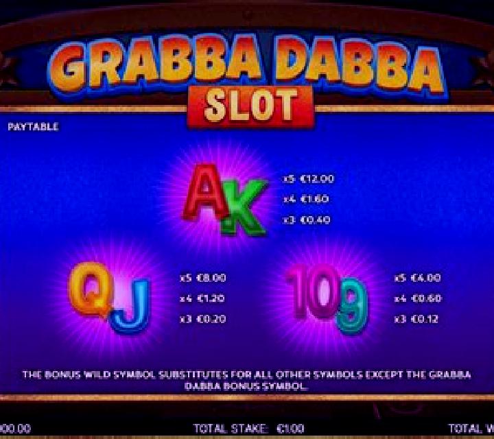 Grabba Dabba online slot