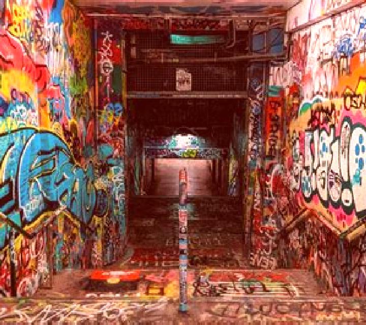 Graffiti in Sydney slot machine