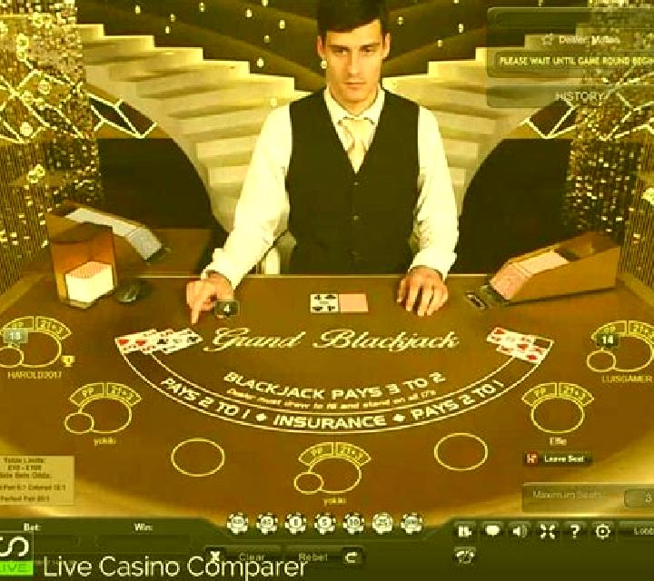 Grand Blackjack Live (Playtech) online slot