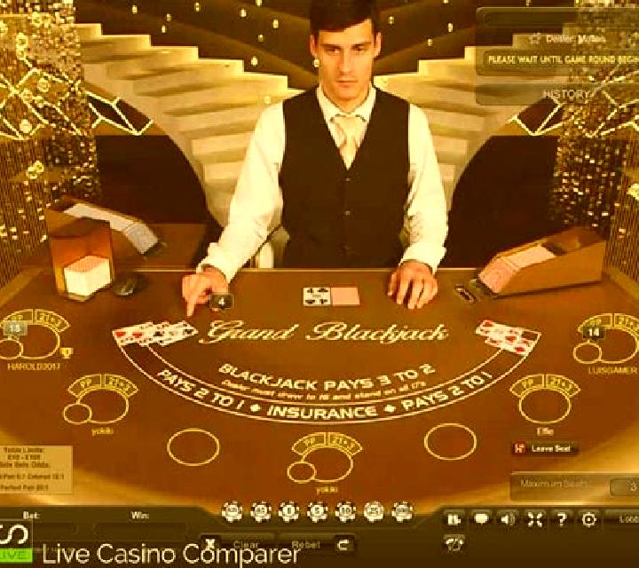 Grand Blackjack Live (Playtech) slot