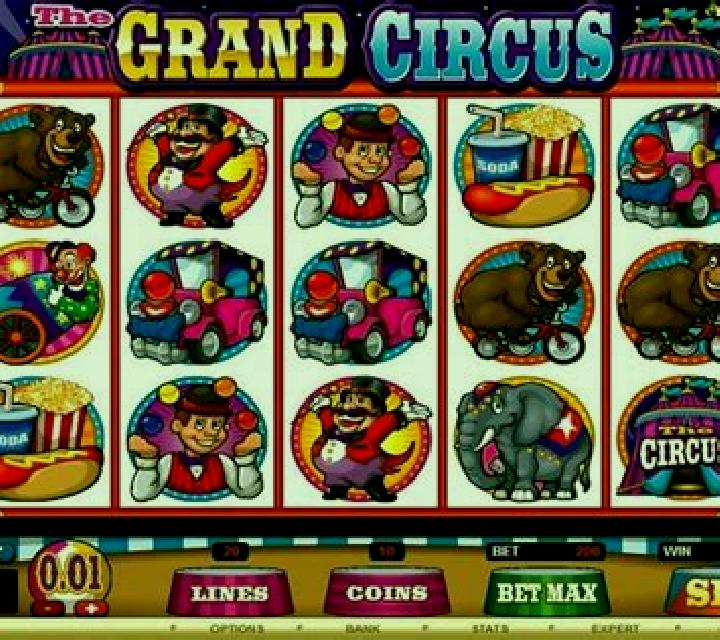 Grand Circus slot machine