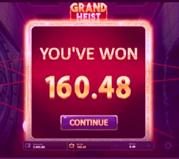 Grand Heist Feature Buy online slot