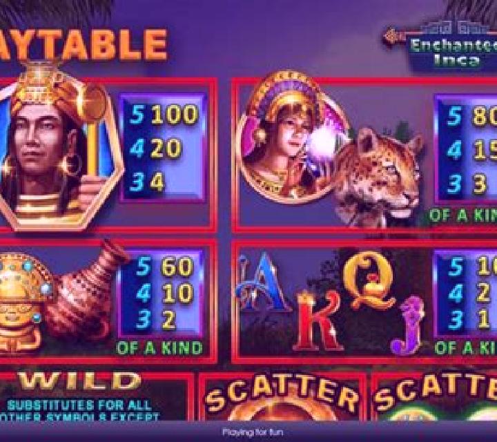 Grand Junction Enchanted Inca slot machine