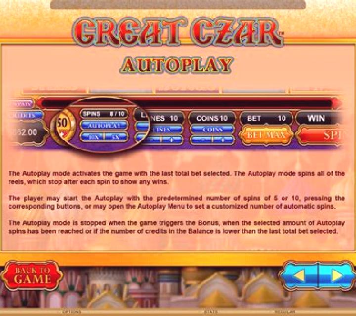 Great Czar slot game