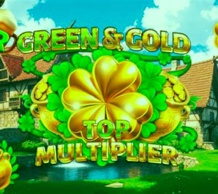 Green & Gold Top Multiplier slot