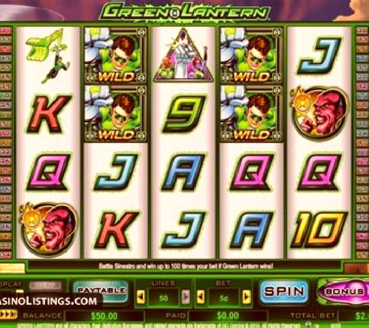 Green Lantern (NextGen) slot machine
