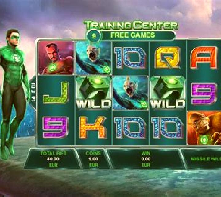 Green Lantern (Playtech) slot machine