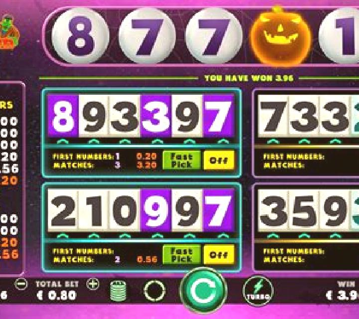 Halloween Lotto slot game