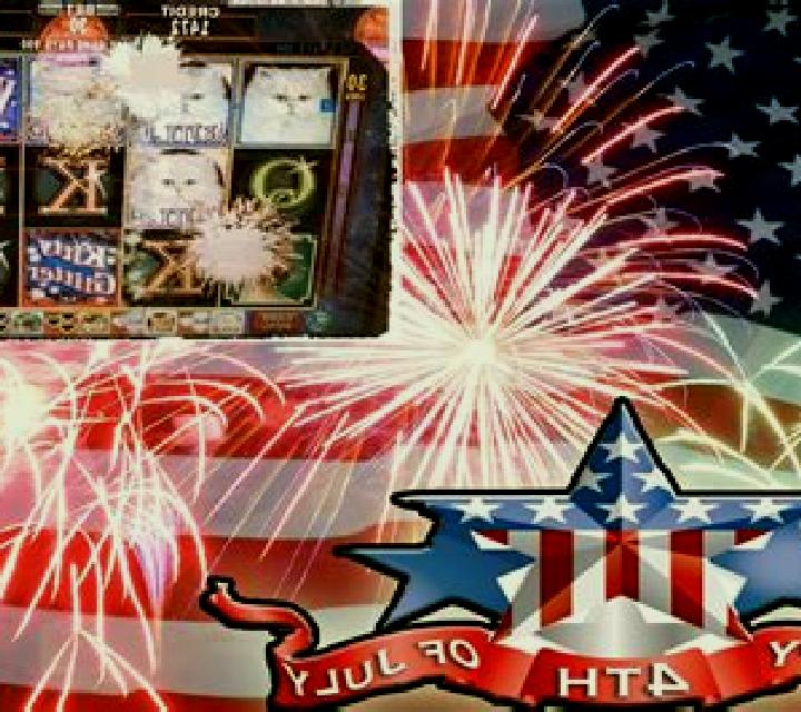 Happy 4th of July slot machine