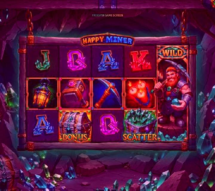 Happy Miner slot game