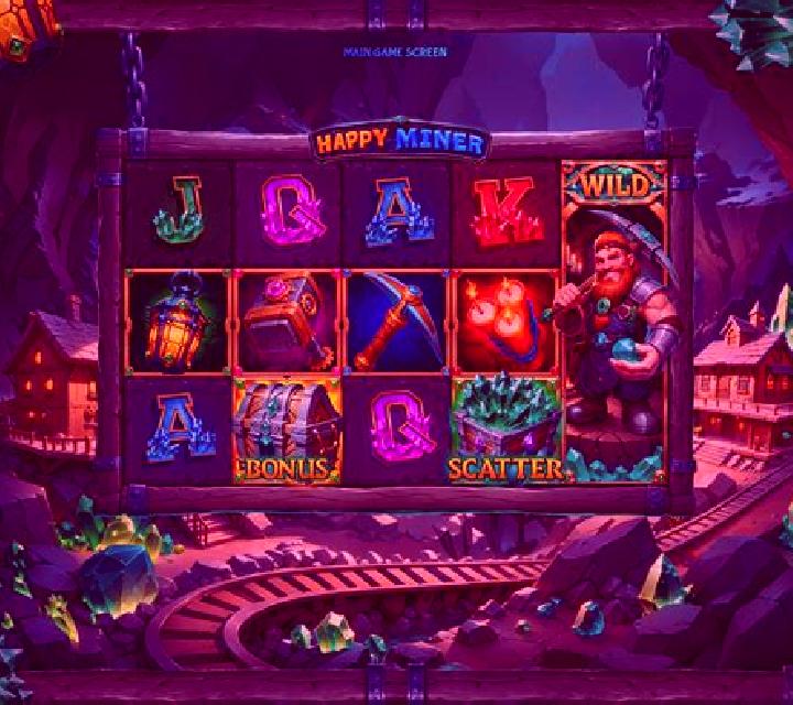 Happy Miner slot machine