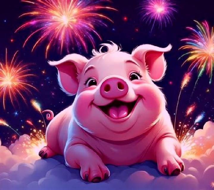 Happy Piggy New Year slot game