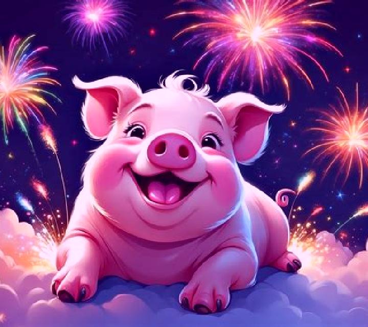 Happy Piggy New Year slot machine