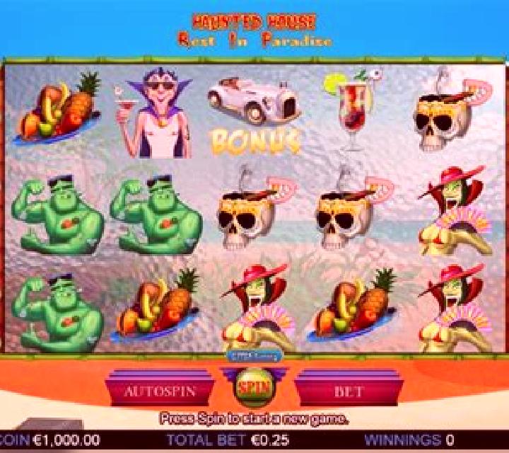 Haunted House Rest In Paradise slot