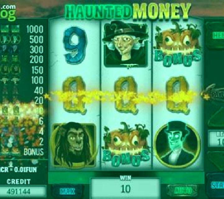 Haunted Money Pull Tabs slot