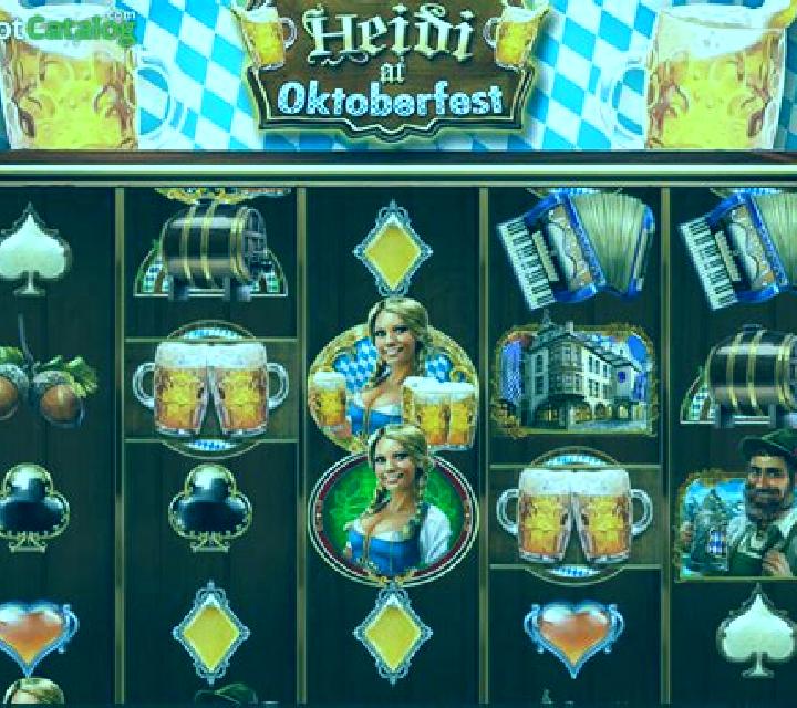 Heidi at the Oktoberfest slot